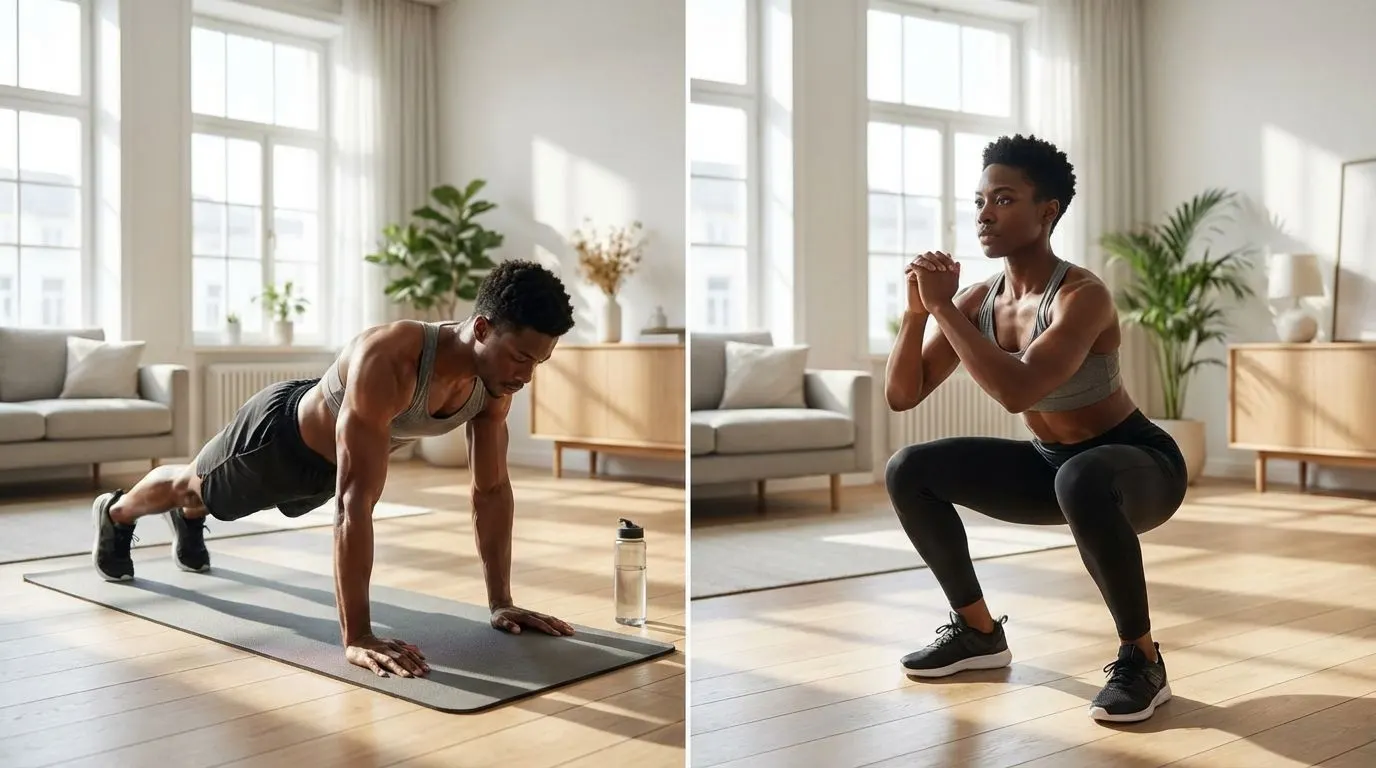 Muskelaufbau ohne Geräte: Effektive Bodyweight-Workouts für zu Hause