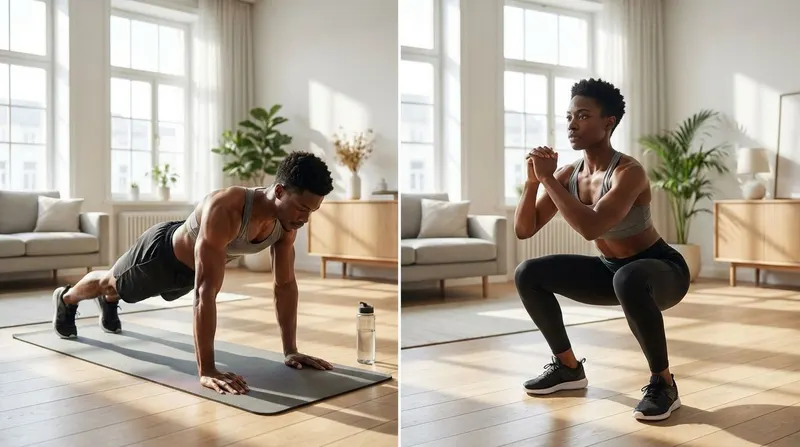Muskelaufbau ohne Geräte: Effektive Bodyweight-Workouts für zu Hause